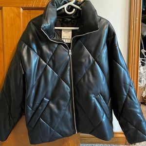 Abercrombie & Fitch Black Puffer Jacket